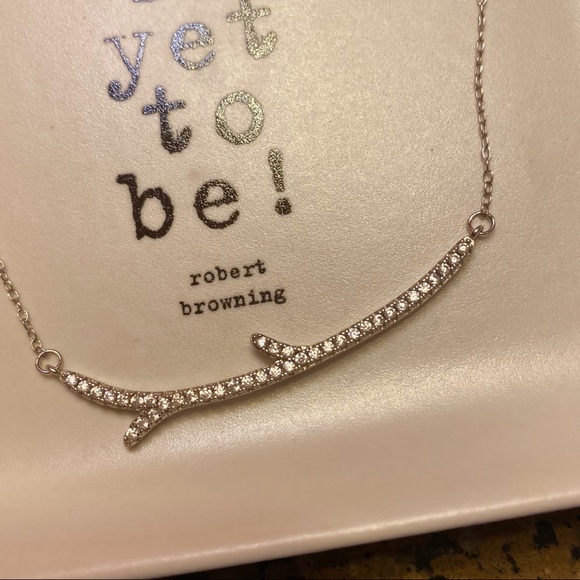 Sterling silver branch necklace - Picture 3 of 9